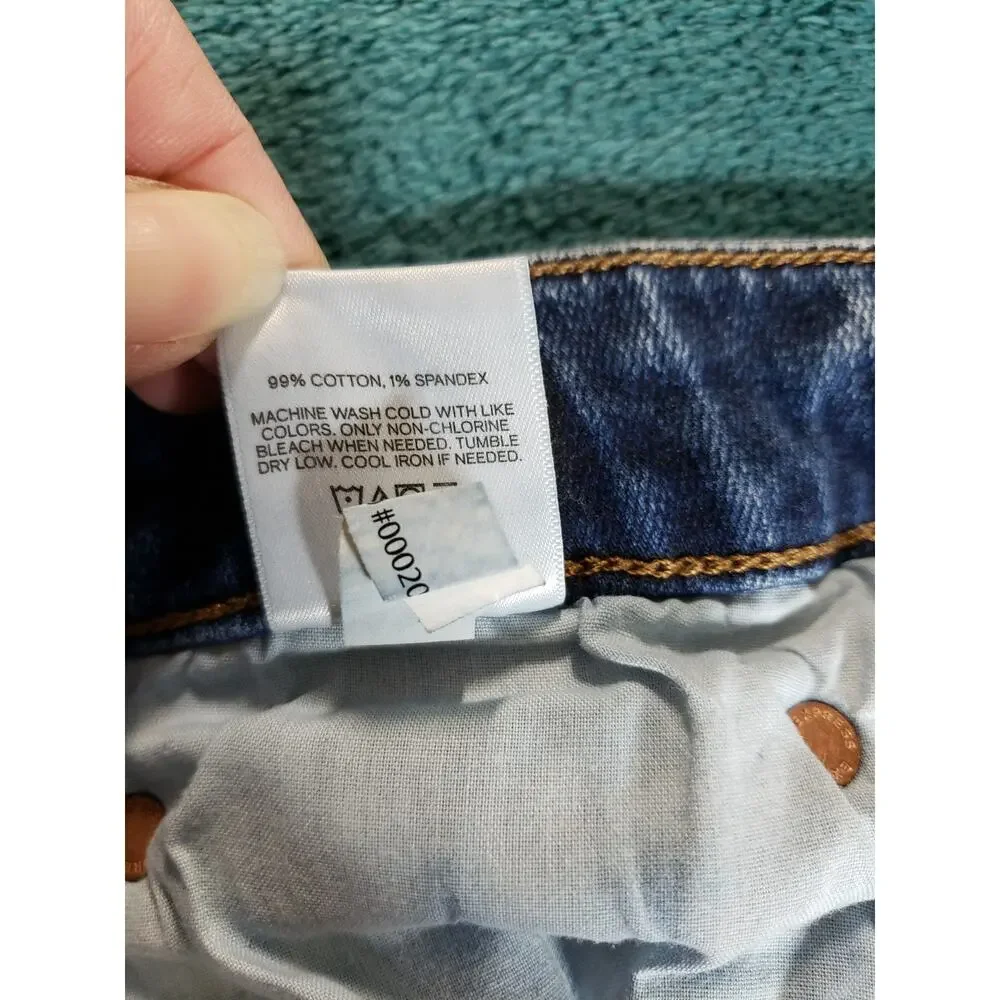 Express Jeans Size 33x30 Mens Blue Pants Stretch Denim Mid Rise Slim Straight